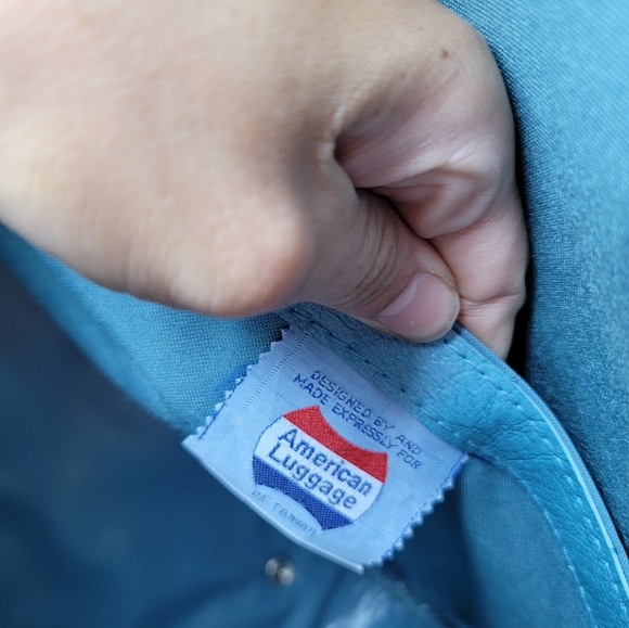 Vintage American Tourister Blue messenger bag - Picture 3 of 13